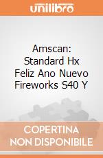Amscan: Standard Hx Feliz Ano Nuevo Fireworks S40 Y giochi