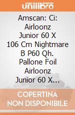 Amscan: Ci: Airloonz Junior 60 X 106 Cm Nightmare B P60 Qh. Pallone Foil Airloonz Junior 60 X 106 Cm Nightmare Before Christmas giochi