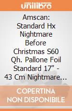 Amscan: Standard Hx Nightmare Before Christmas S60 Qh. Pallone Foil Standard 17" - 43 Cm Nightmare Before Christmas giochi