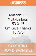 Amscan: Ci: Multi-Balloon 53 X 45 Cm Give Thanks Tu A75 giochi