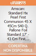 Amscan: Standard Hx Pearl First Communion 45 X 45Cm S40 Q. Pallone Foil Standard 17' - 43 Cm First Communion giochi