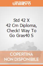 Std 42 X 42 Cm Diploma, Check! Way To Go Gras40 S giochi