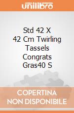 Std 42 X 42 Cm Twirling Tassels Congrats Gras40 S giochi