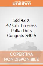 Std 42 X 42 Cm Timeless Polka Dots Congrats S40 S giochi