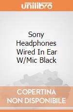 Sony Headphones Wired In Ear W/Mic Black gioco di Sony
