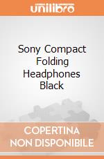 Sony Compact Folding Headphones Black gioco di Sony