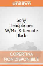 Sony Headphones W/Mic & Remote Black gioco di Sony