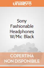 Sony Fashionable Headphones W/Mic Black gioco di Sony