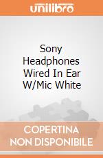 Sony Headphones Wired In Ear W/Mic White gioco di Sony
