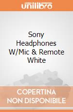 Sony Headphones W/Mic & Remote White gioco di Sony