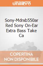 Sony-Mdrxb550ar Red Sony On-Ear Extra Bass Take Ca gioco di Sony