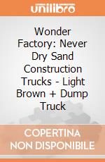 Wonder Factory: Never Dry Sand Construction Trucks  - Light Brown + Dump Truck giochi