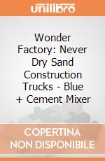 Wonder Factory: Never Dry Sand Construction Trucks  - Blue + Cement Mixer giochi