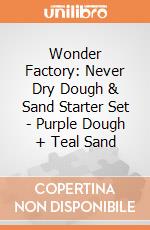 Wonder Factory: Never Dry Dough & Sand Starter Set - Purple Dough + Teal Sand giochi