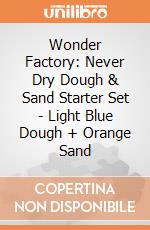 Wonder Factory: Never Dry Dough & Sand Starter Set - Light Blue Dough + Orange Sand giochi
