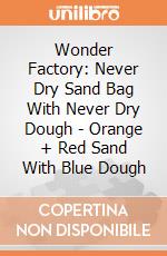 Wonder Factory: Never Dry Sand Bag With Never Dry Dough - Orange + Red Sand With Blue Dough giochi