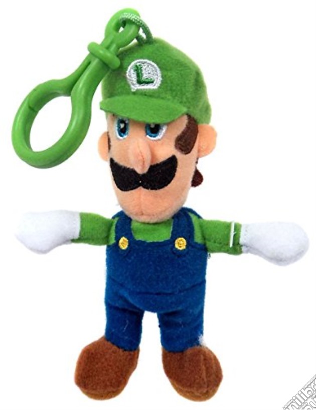 Jakks 29576 - Nintendo - Portachiavi Peluche Luigi gioco di Jakks