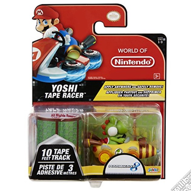 Jakks 57739 - Nintendo - Tape Racer Wave 3 - Yoshi With Alpine Pass Tape gioco di Jakks