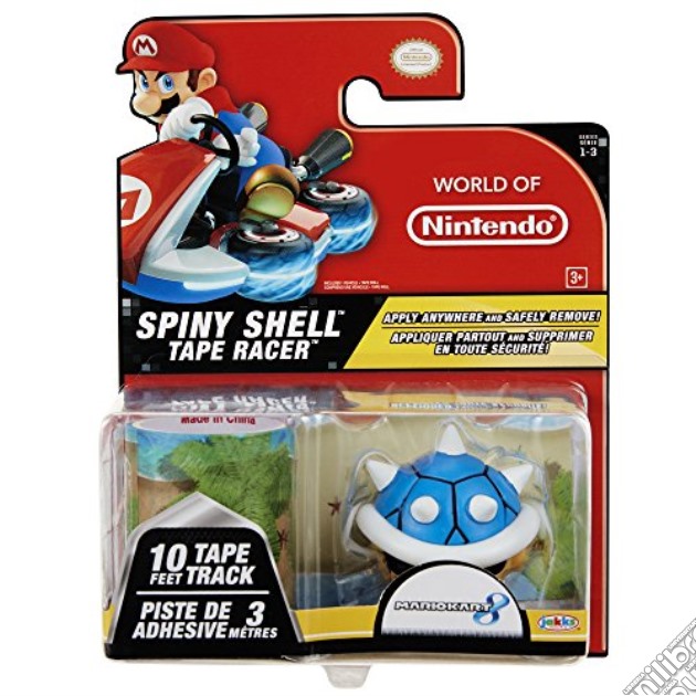 Jakks 57740 - Nintendo - Tape Racer Wave 3 - Spiny Shell With Cheep Cheep Beach gioco di Jakks