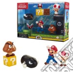 Nintendo: Jakks - Super Mario - Mario Acorn Plains Diorama Set 5 (Figure 6 Cm / Personaggi)