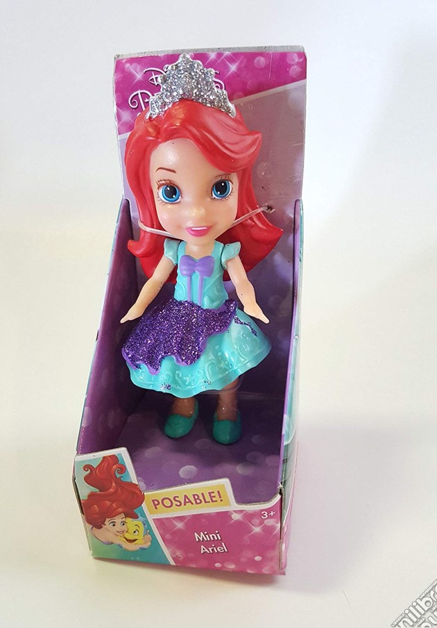 Jakks 70894 - Principesse Disney - Bambolina Mini 7 Cm Ariel gioco di Jakks