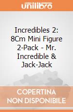Incredibles 2: 8Cm Mini Figure 2-Pack - Mr. Incredible & Jack-Jack gioco di Jakks Pacific