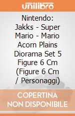 Nintendo: Jakks - Super Mario - Mario Acorn Plains Diorama Set 5 Figure 6 Cm (Figure 6 Cm / Personaggi)