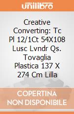 Creative Converting: Tc Pl 12/1Ct 54X108 Lusc Lvndr Qs. Tovaglia Plastica 137 X 274 Cm Lilla gioco