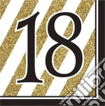 Creative Converting: Ln 12/16Ct 2P '18 Black & Gold Qs giochi