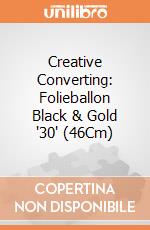 Creative Converting: Folieballon Black & Gold '30' (46Cm) gioco di Witbaard