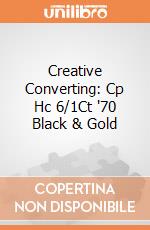 Creative Converting: Cp Hc 6/1Ct '70 Black & Gold gioco