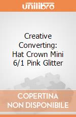 Creative Converting: Hat Crown Mini 6/1 Pink Glitter gioco