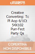 Creative Converting: Tc Pl Aop 6/1Ct 54X102 Purr-Fect Party Qs gioco