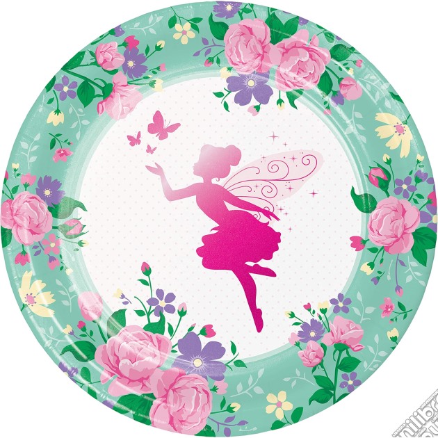 Plt9 Foil 12/8Ct Floral Fairy Sparkle gioco