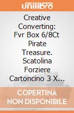 Creative Converting: Fvr Box 6/8Ct Pirate Treasure. Scatolina Forziere Cartoncino 3 X 3 X 2,5 Cm Pirata gioco