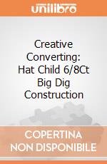 Creative Converting: Hat Child 6/8Ct Big Dig Construction gioco