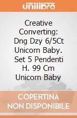 Creative Converting: Dng Dzy 6/5Ct Unicorn Baby. Set 5 Pendenti H. 99 Cm Unicorn Baby gioco