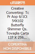 Creative Converting: Tc Pr Aop 6/1Ct 54X102 Butterfly Shimmer Qs. Tovaglia Carta 137 X 259 Cm Farfalle gioco