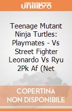 Teenage Mutant Ninja Turtles: Playmates - Vs Street Fighter Leonardo Vs Ryu 2Pk Af (Net giochi
