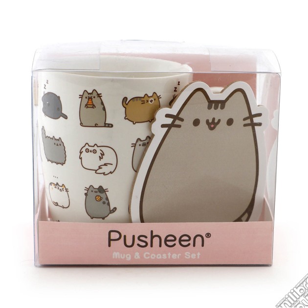 Pusheen - Kitty Mug & Coaster Set - Set Tazza E Sottobicchiere gioco di Pusheen
