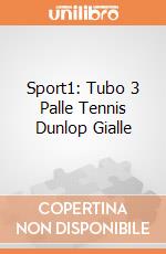 Sport1: Tubo 3 Palle Tennis Dunlop Gialle giochi