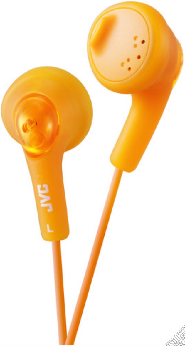 Jvc Ha-F160-D-K Valencia Orange Gumy Ear Bud Hp's gioco di Jvc