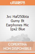 Jvc Haf250bta Gumy Bt Earphones Mic Ipx2 Blue gioco di Jvc