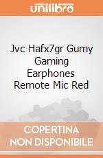 Jvc Hafx7gr Gumy Gaming Earphones Remote Mic Red gioco di Jvc