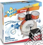 Bontempi 51 4504 - Rock Drummer - Batteria Grancassa Con Pedale, 2 Tamburi, Piatto Metallico Con Sgabello giochi