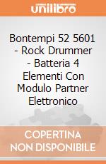 Bontempi 52 5601 - Rock Drummer - Batteria 4 Elementi Con Modulo Partner Elettronico gioco di Bontempi