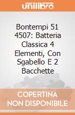 Bontempi 51 4507: Batteria Classica 4 Elementi, Con Sgabello E 2 Bacchette gioco