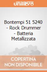 Bontempi 51 5240 - Rock Drummer - Batteria Metallizzata gioco di Bontempi