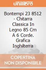 Bontempi 23 8512 - Chitarra Classica In Legno 85 Cm A 6 Corde. Grafica Inghilterra gioco di Bontempi