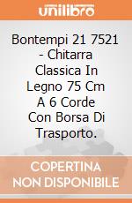Bontempi 21 7521 - Chitarra Classica In Legno 75 Cm A 6 Corde Con Borsa Di Trasporto. gioco di Bontempi